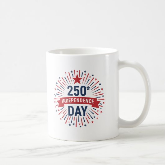 250. Unabhängigkeitstag Kaffeetasse (Rechts)
