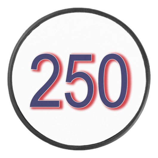 250 USA Anniversary Eishockey Puck (Vorderseite)