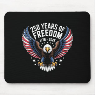 250 usa jahre freiheit 1776–2026 patriotischer adl mousepad