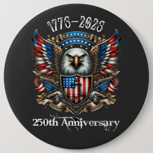 250. USA-Jubiläum 1776 2026 Button
