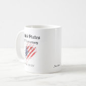 250. USA-Jubiläums-Tasse Kaffeetasse (Vorderseite Links)