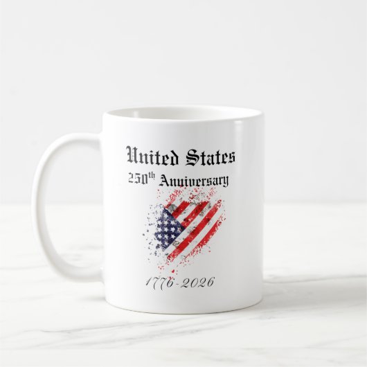 250. USA-Jubiläums-Tasse Kaffeetasse (Links)