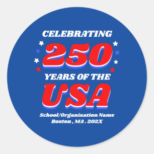 250 USA patriotische individuelle Aufkleber