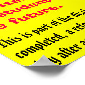 250 words - Customized Poster (Ecke)