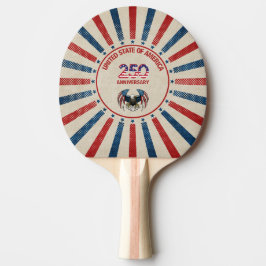 250 Year Anniversary, United State of America, 4th Tischtennis Schläger