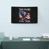 250 Years 4th Of July Eagle USA Flag 1776 2026 Banner (Messe)