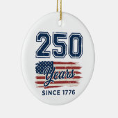 250 Years America, 1776 Semiquincentennial Keramik Ornament (Rechts)