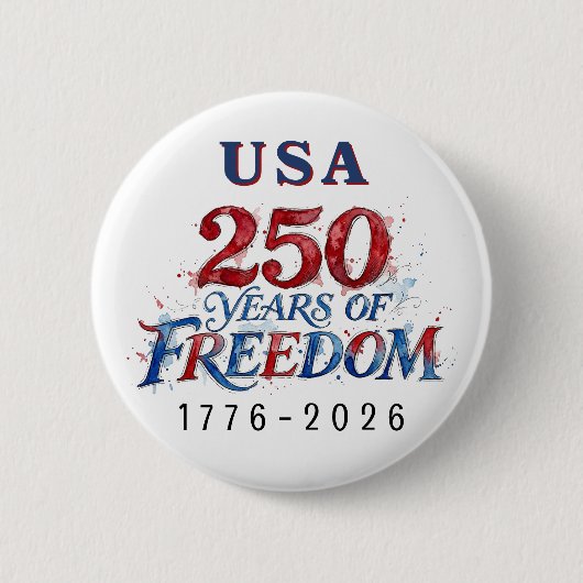 250 Years America Anniversary  Button (Vorderseite)