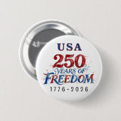 250 Years America Anniversary  Button (Vorne & Hinten)