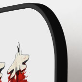 250 Years American Flag 250th Anniversary  Pickleball Schläger (Linke Seite)