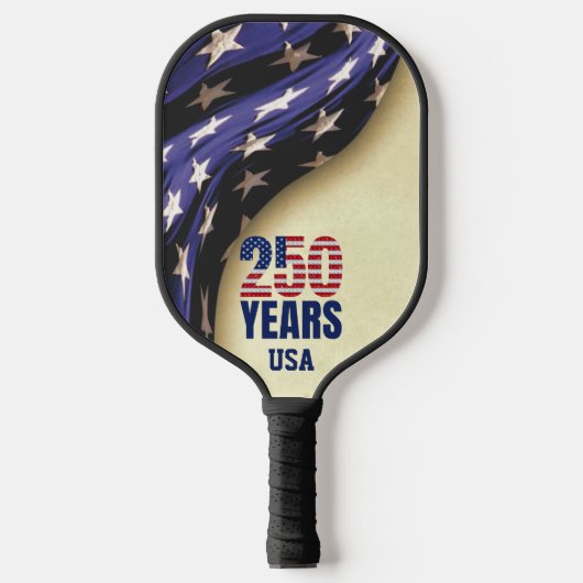250 Years American Independence Birthday Pickleball Schläger (Vorderseite)