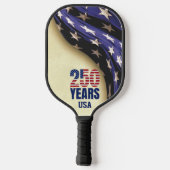 250 Years American Independence Birthday Pickleball Schläger (Rückseite)