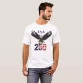 250 Years Anniversary USA Bald Eagle T-Shirt (Vorne ganz)