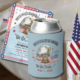 250 Years of America Patriotic  Custom Can Cooler  Dosenkühler