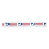 250 Years of American Independence Patriotic Satinband (Vorderseite)