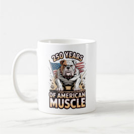 250 Years of American Muscle Bulldog Kaffeetasse
