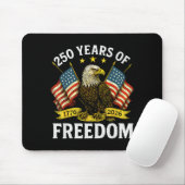 250 Years Of Dom 1776 2026 Bald Eagle 250th Birthd Mousepad (Mit Mouse)