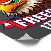 250 Years Of Dom 1776 2026 Bald Eagle 250th Birthd Poster (Ecke)