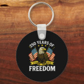 250 Years Of Dom 1776 2026 Bald Eagle 250th Birthd Schlüsselanhänger (Vorderseite)