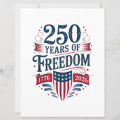 250 Years of Freedom 1776 2026 July 4th 250th Birt (Rückseite)