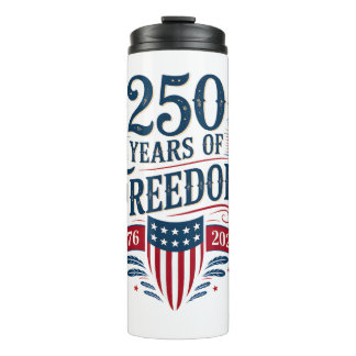 250 Years of Freedom 1776 2026 July 4th 250th Birt Thermosbecher