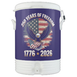 250 Years of Freedom Eagle American Flag Patriotic Getränkekühler