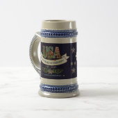 250 Years of Freedom Elegant Patriotic Beer Stein Bierglas (Vorderseite Links)