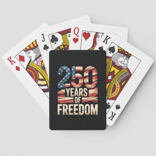 250 Years of Freedom Spielkarten (Rückseite)