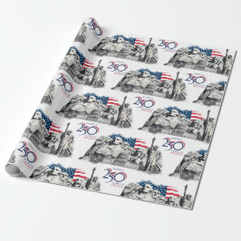 250 years of Freedom USA Independence Geschenkpapier