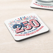250 Years of Independence  Getränkeuntersetzer (Linke Seite)