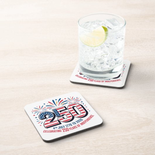 250 Years of Independence  Getränkeuntersetzer (Rechte Seite)