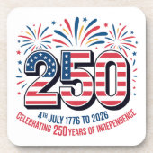 250 Years of Independence  Getränkeuntersetzer (Vorderseite)
