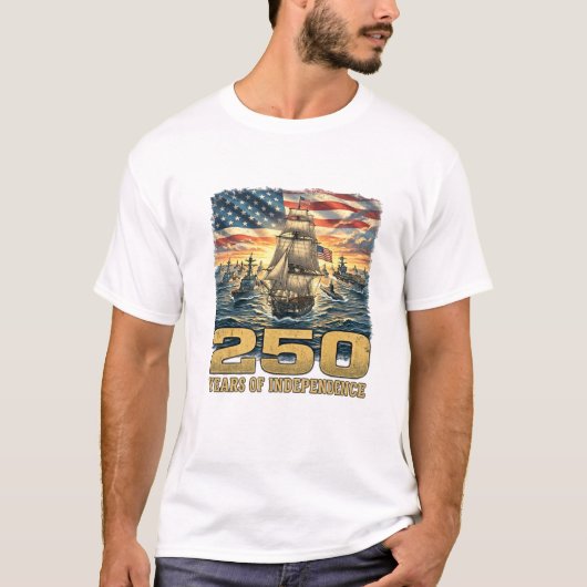 250 Years of Independence: Naval Heritage Tee (Vorderseite)