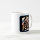 250 Years of Wild Resilience Bison Kaffeetasse (VorderseiteRechts)