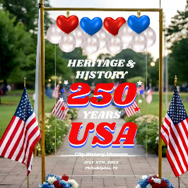 250 Years USA Heritage & History Acrylschild