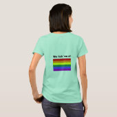 250px-Gay_flag_svg, kiss, No Muff Too Tuff T-Shirt (Schwarz voll)