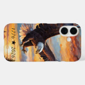250th American Birthday Eagle iPhone / iPad case (Rückseite (Horizontal))