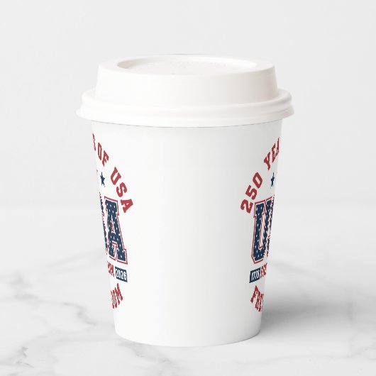 250th American Independence Tableware Pappbecher (Links)