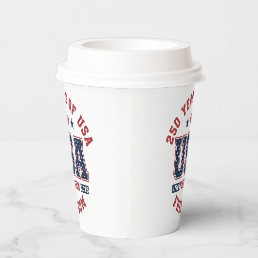 250th American Independence Tableware Pappbecher (Rechts)
