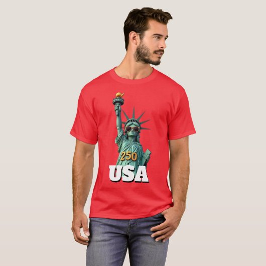 250th America's 4th of July Independence Day T-Shirt (Vorne ganz)