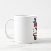 250th Anniversary America Patriotic Eagle 2026  Kaffeetasse (Links)