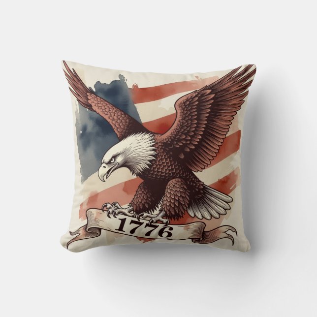 250th Anniversary American Eagle 1776 Kissen (Vorderseite)