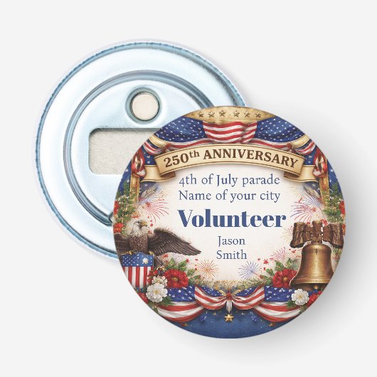 250th Anniversary Bottle Opener Flaschenöffner (Vorderseite)