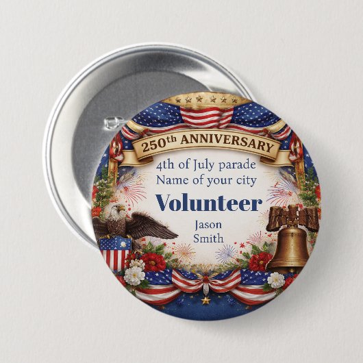 250th Anniversary Button (Vorne & Hinten)