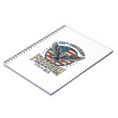 250th Anniversary Freedom Eagle Patriotic Vintage  Notizblock (Linke Seite)