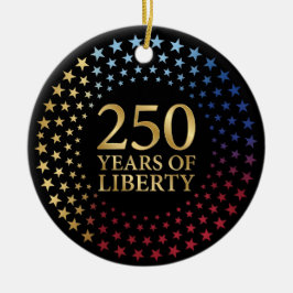 250th Anniversary, Patriotic Family Keepsake Keramik Ornament