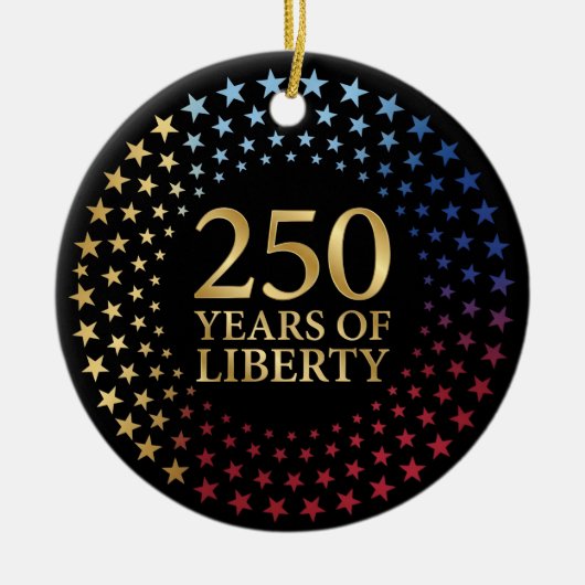 250th Anniversary, Patriotic Family Keepsake Keramik Ornament (Vorne)