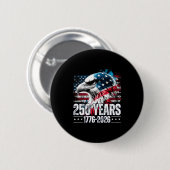 250th Anniversary United States Birthday Button (Vorne & Hinten)
