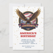 250th Anniversary USA Birthday Einladung (Vorderseite)