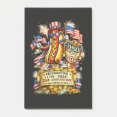 250th Anniversary USA Independence Celebration Post-it Klebezettel (Vorderseite)